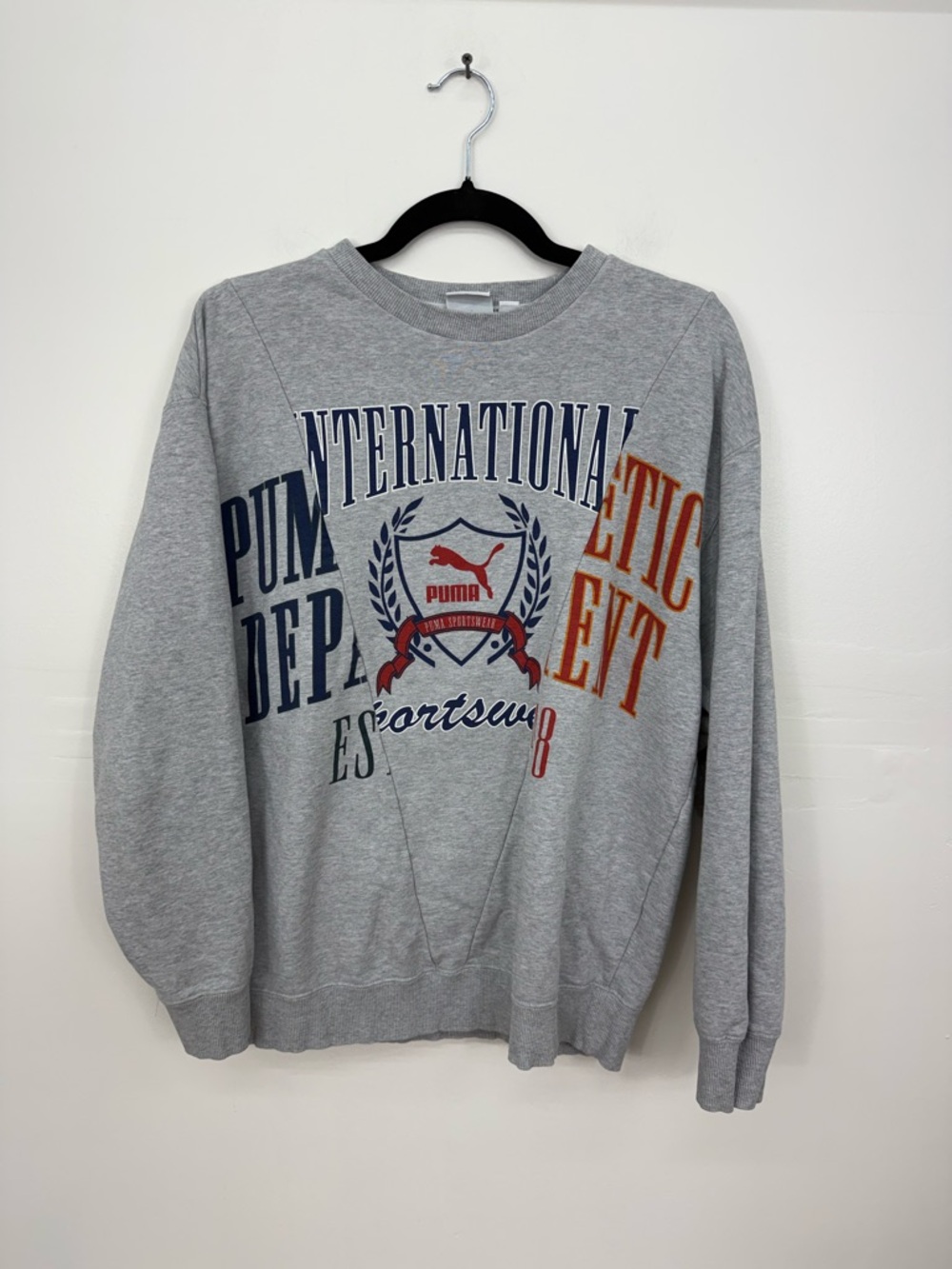 Puma Grey Crewneck Sweatshirt I25